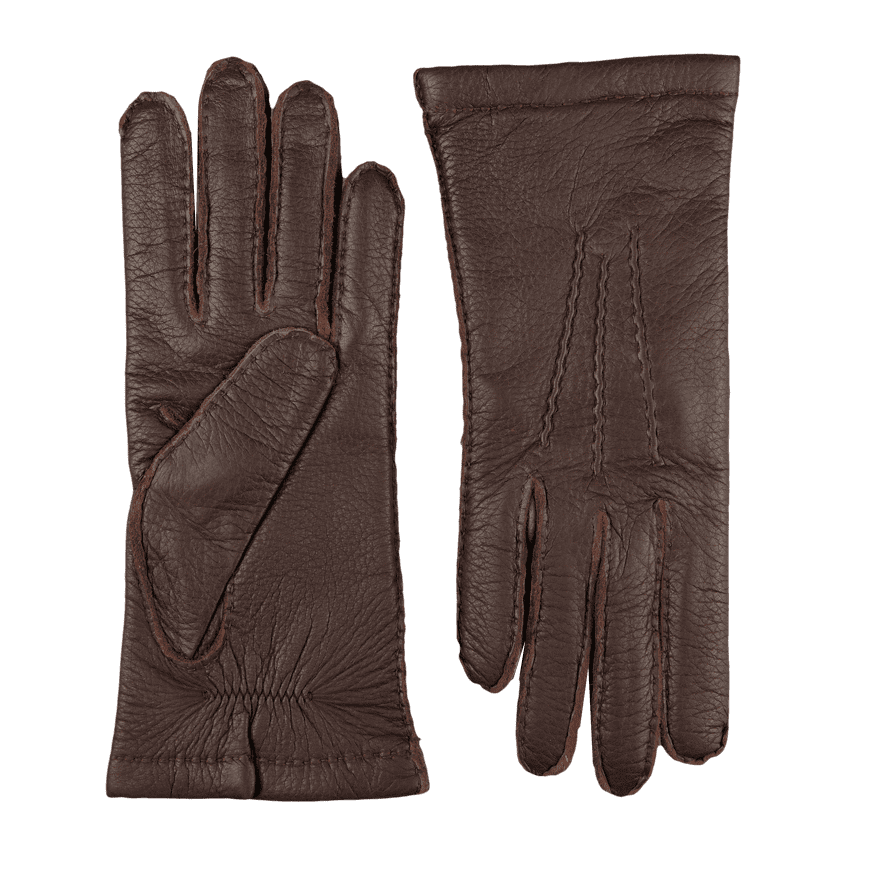 Hestra Espresso Cashmere Lined Elk Gloves