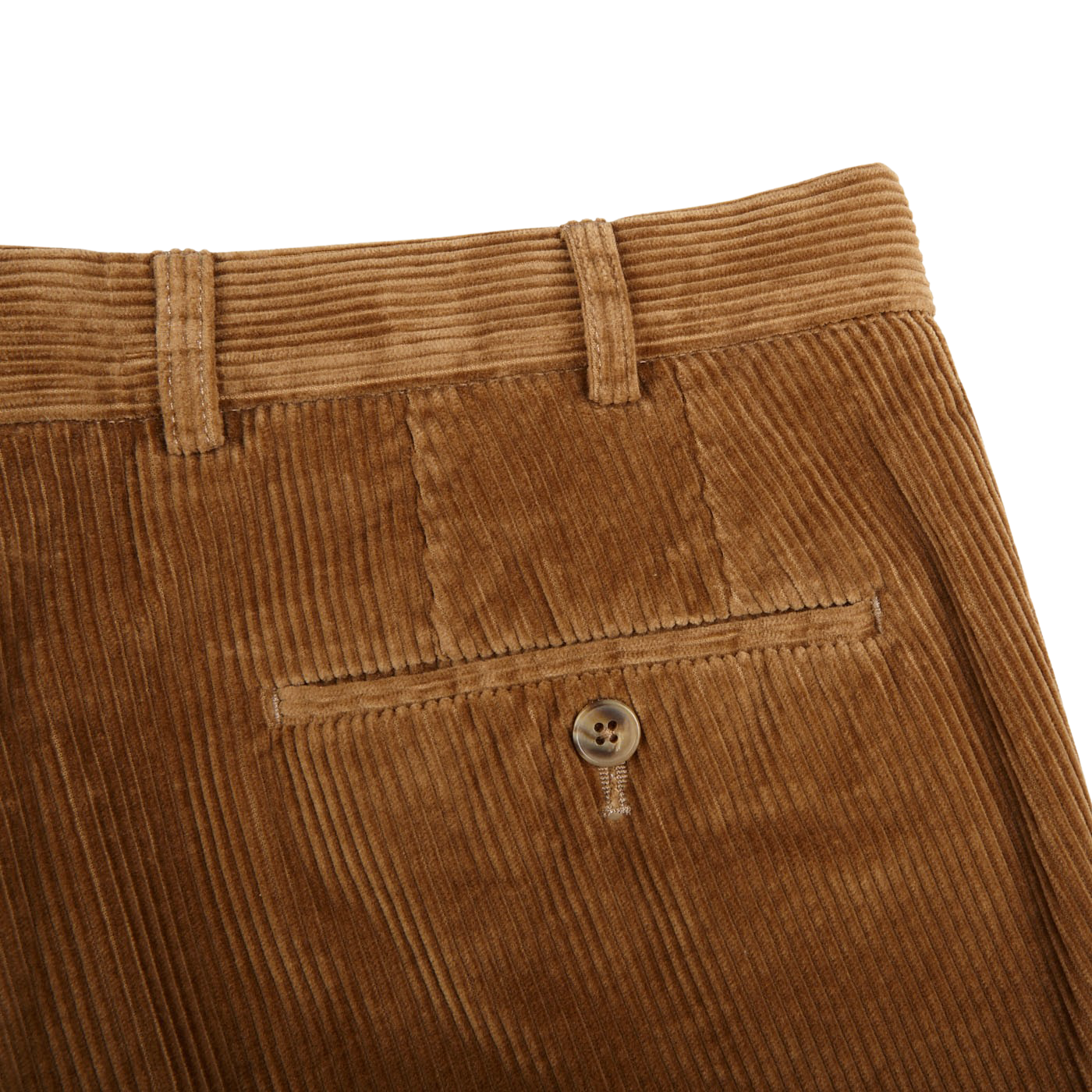 Hiltl Cinnamon Cotton Corduroy Regular Fit Chinos Pocket