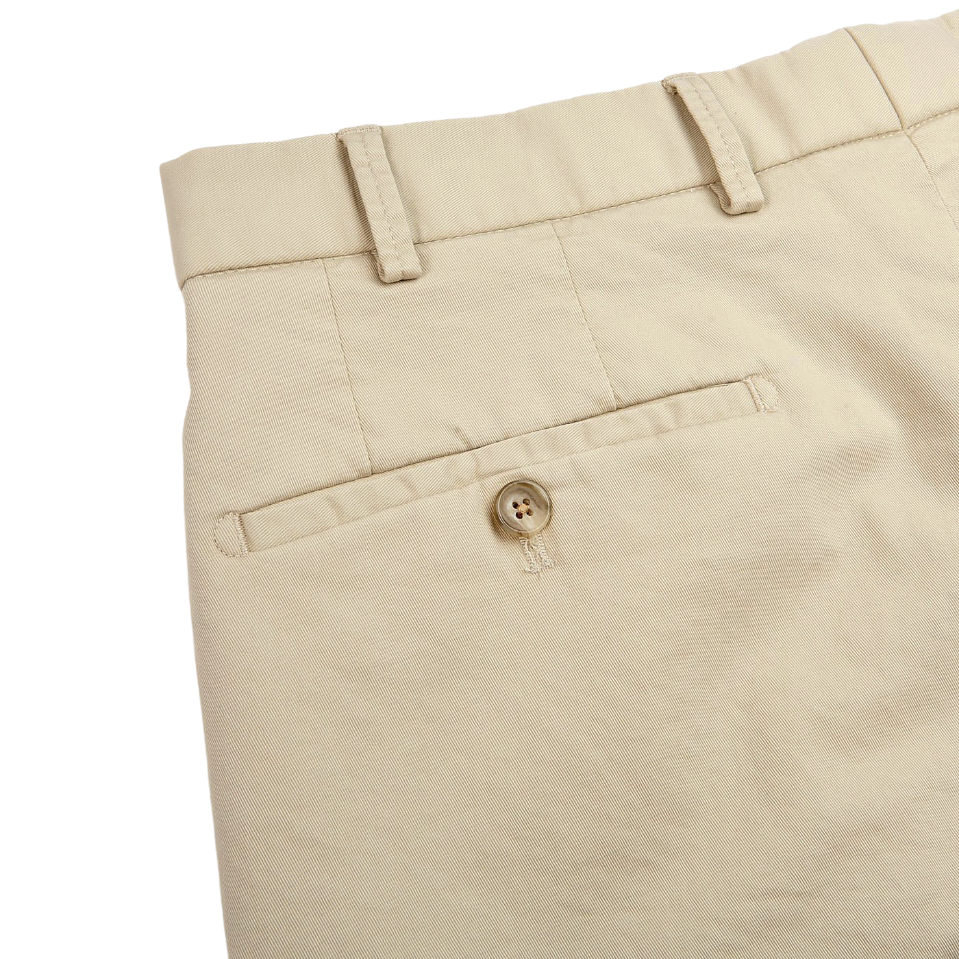 Hiltl Khaki Cotton Stretch Regular Chinos Pocket New