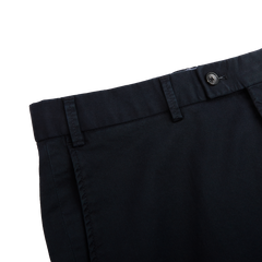 Hiltl Navy Cotton Stretch Regular Chinos Edge