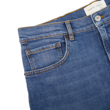 Jeanerica Blue Mid-Vintage Cotton TM005 Jeans Edge