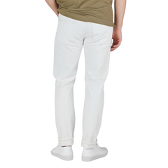 Jenerica Natural White Cotton TM005 Jeans Back1