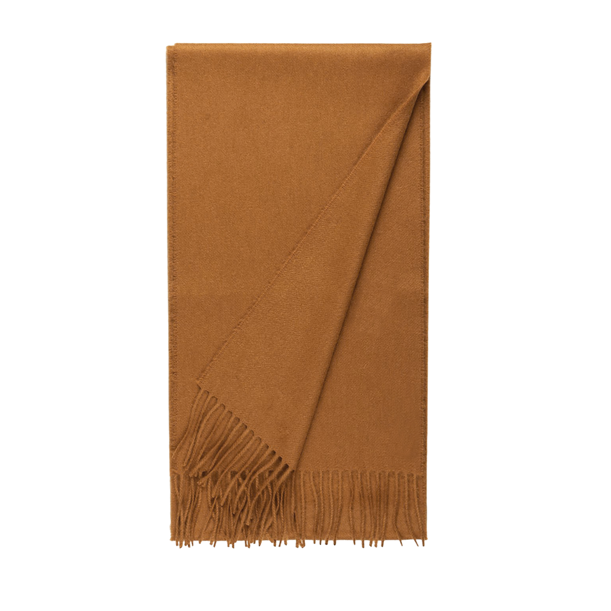 Johnstons of Elgin Camel Beige Cashmere Scarf Feature2