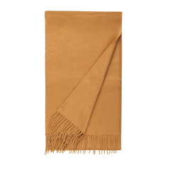 Johnstons of Elgin Light Camel Beige Cashmere Scarf Feature2