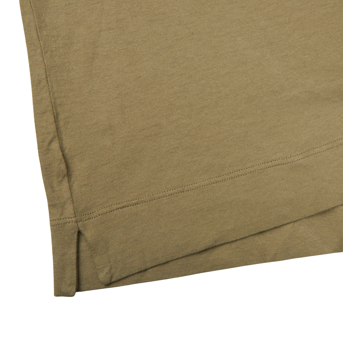Massimo Alba Green Cotton Jersey Ischia LS Polo Shirt Edge