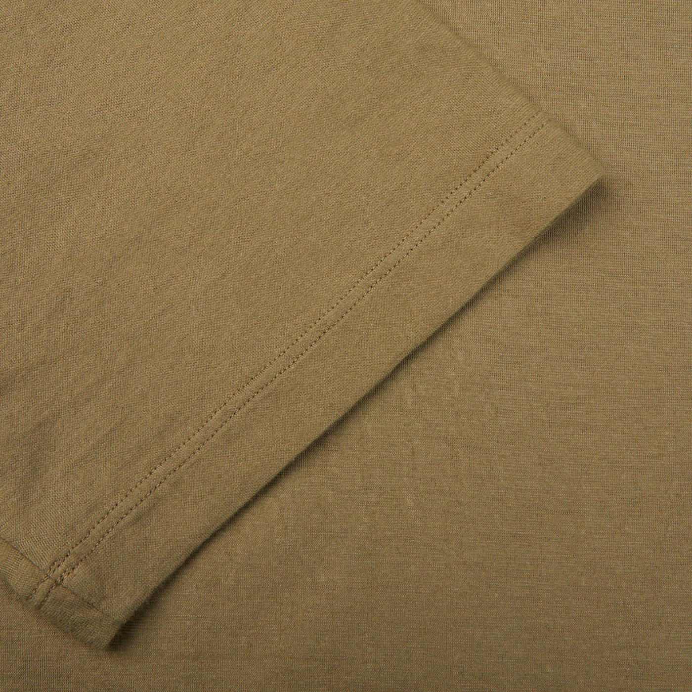 Massimo Alba Green Cotton Jersey Panarea T-Shirt Cuff