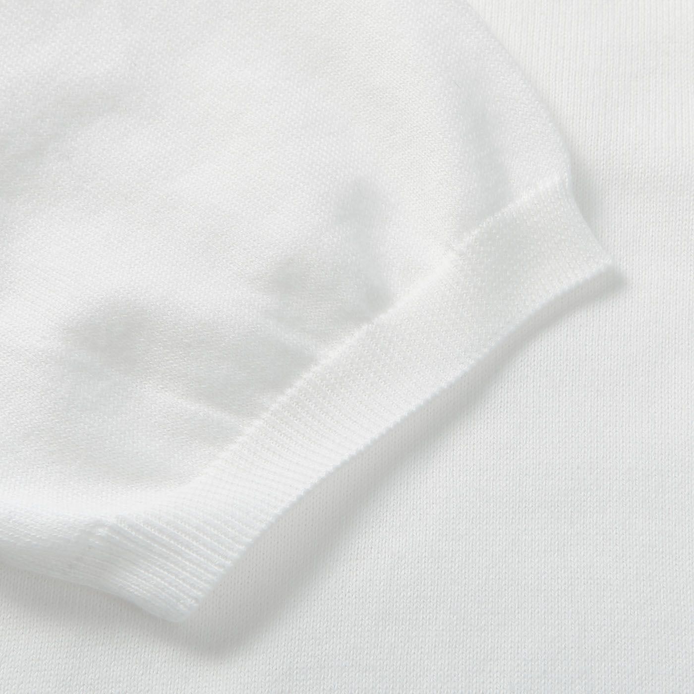 Mauro Ottaviani Clear White Cotton Polo Shirt Cuff