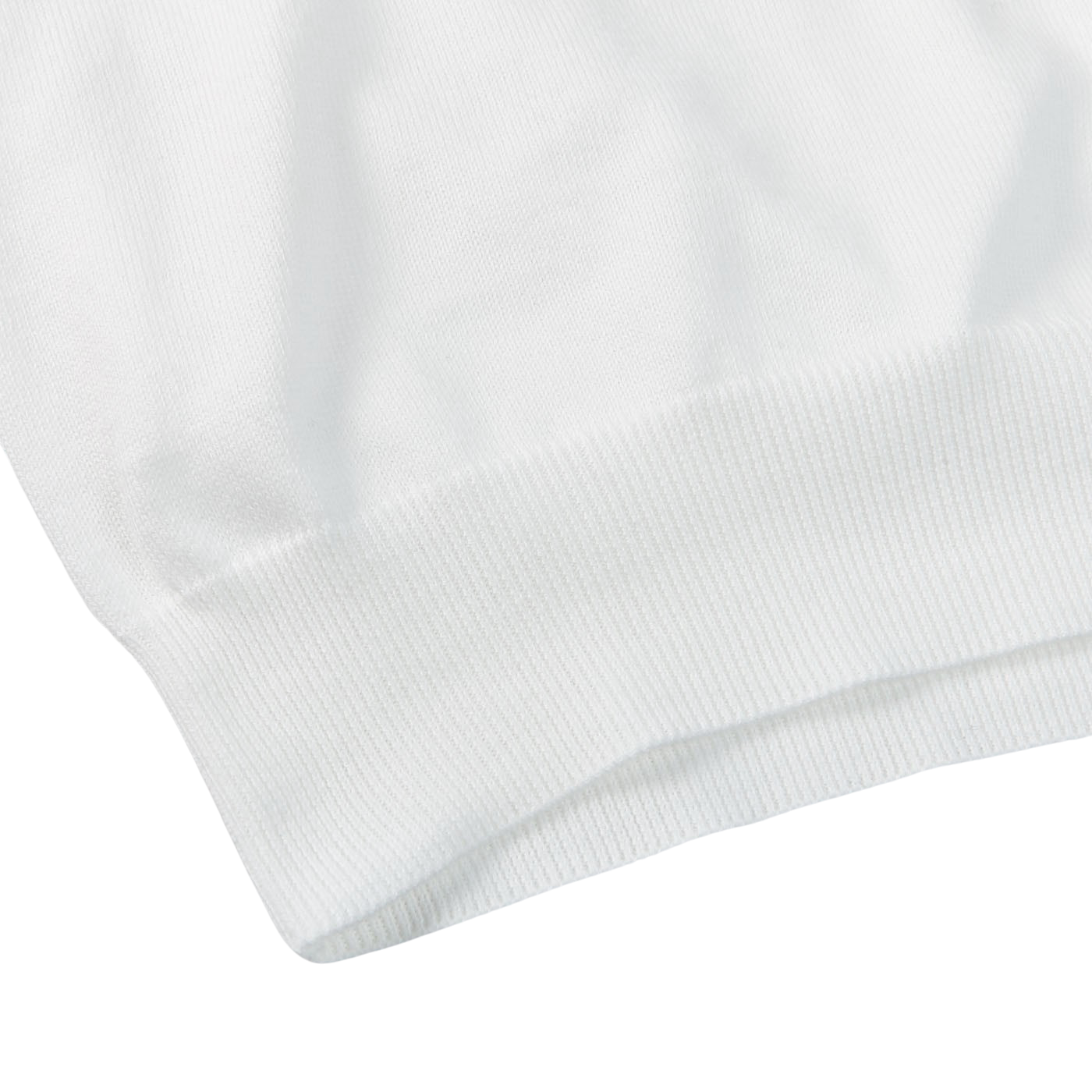 Mauro Ottaviani Clear White Cotton Polo Shirt Edge