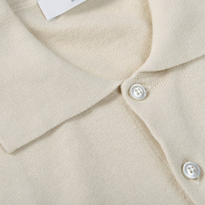 Mauro Ottaviani Light Beige Cotton Polo Shirt Brim