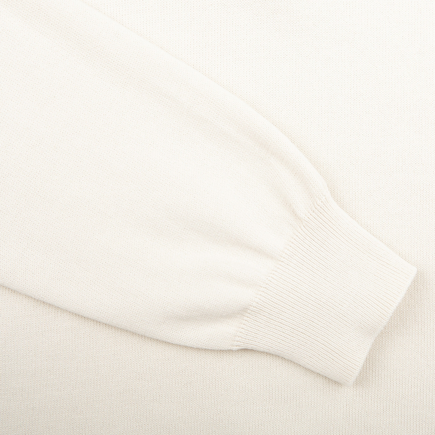 Mauro Ottaviani Light Beige Supima Cotton LS Polo Shirt Cuff