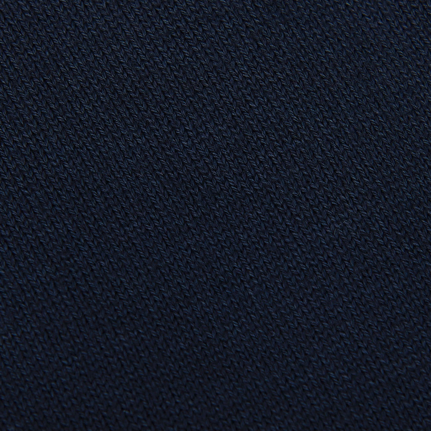 Mauro Ottaviani Navy Blue Cotton Long Sleeve Polo Shirt Fabric