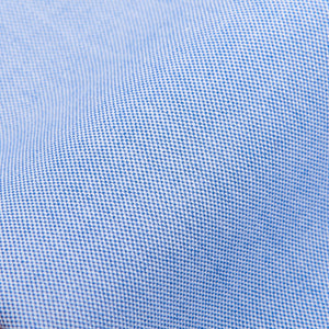 Mazzarelli Light Blue Royal Oxford BD Regular Shirt Fabric