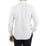 Mazzarelli White Royal Oxford BD Regular Shirt Back