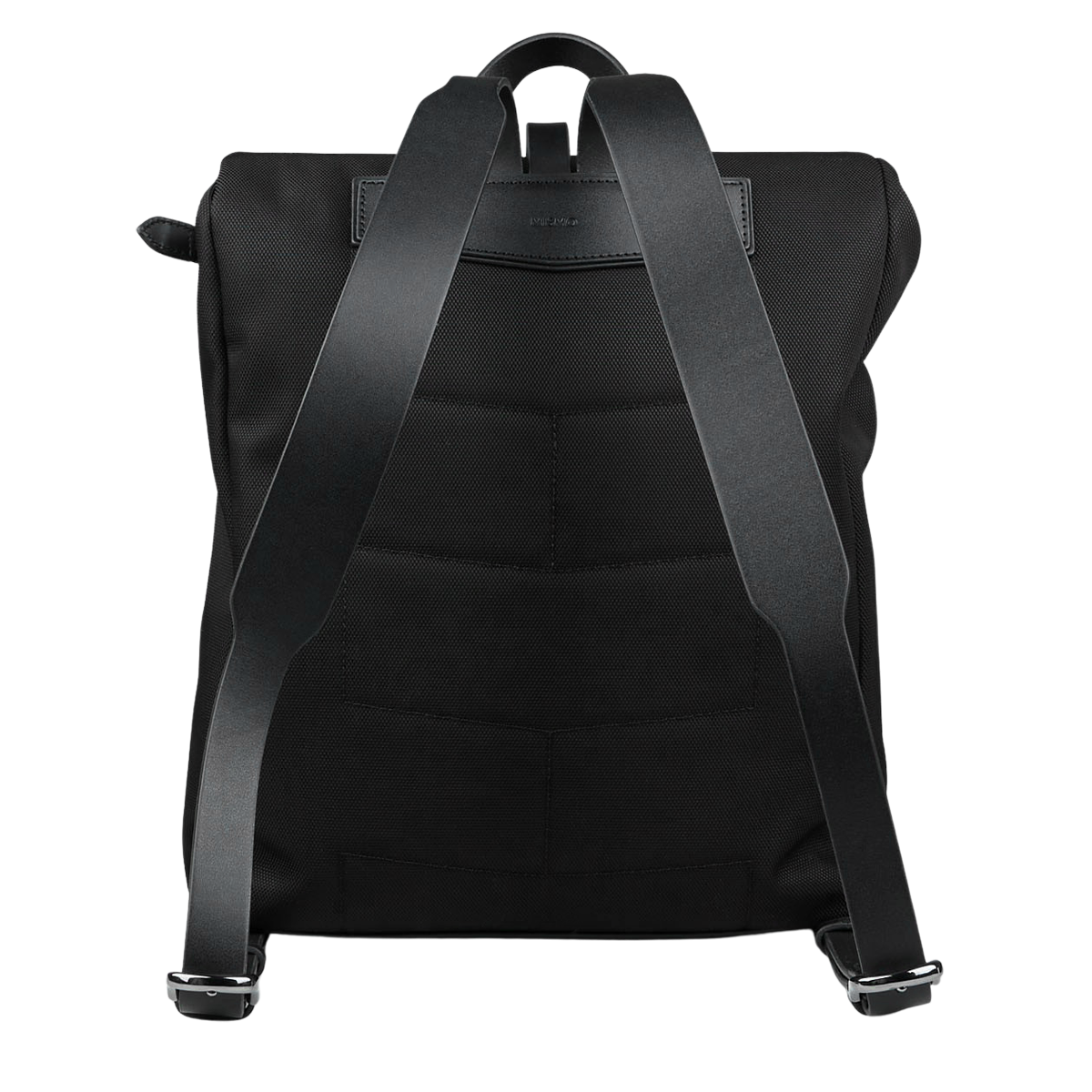 Mismo Coal Black M:S Canvas Express Backpack Back1