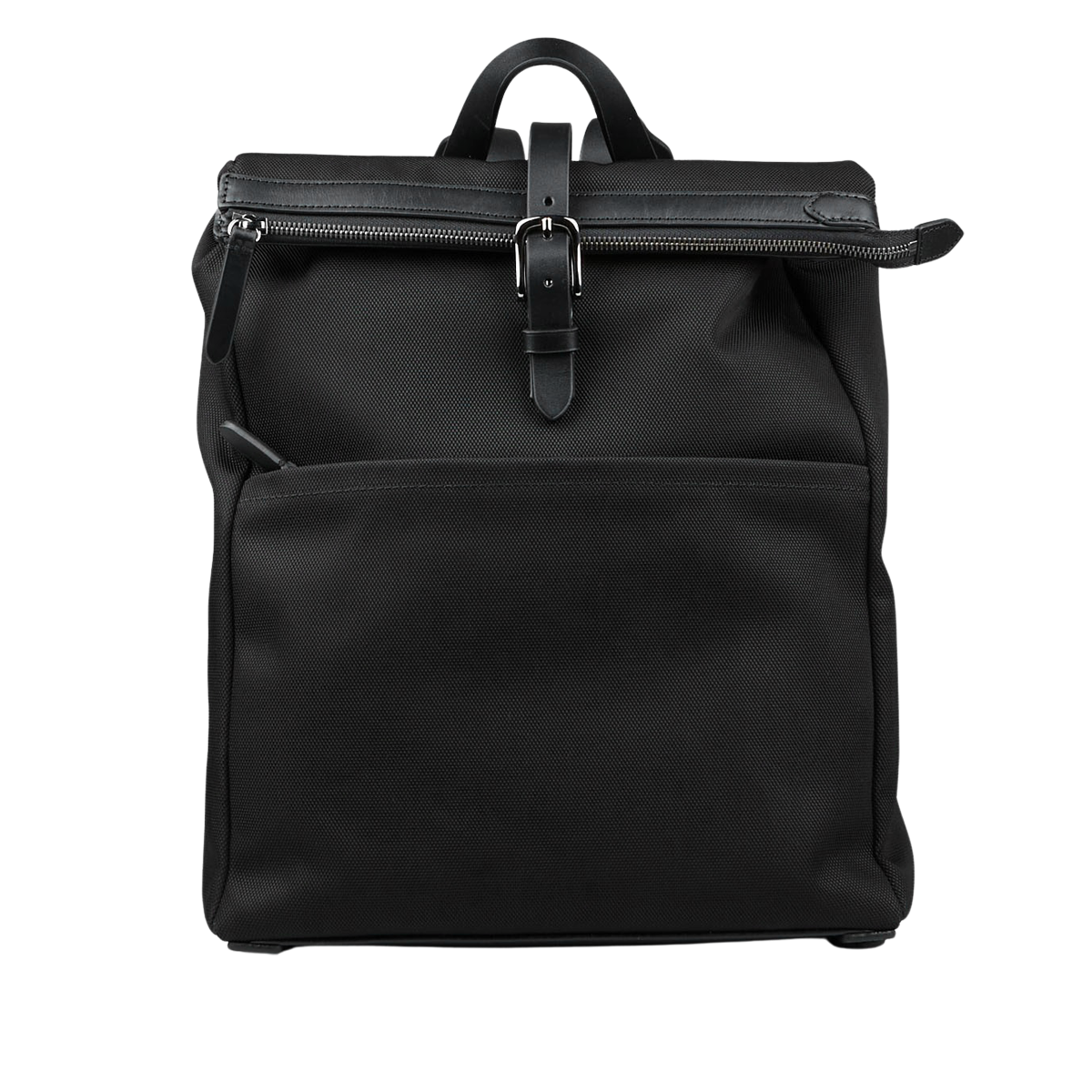 Mismo Coal Black M:S Nylon Express Backpack Front1