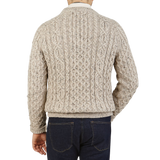 Peregrine Skiddaw Beige Merino Wool Hudson Jumper Back