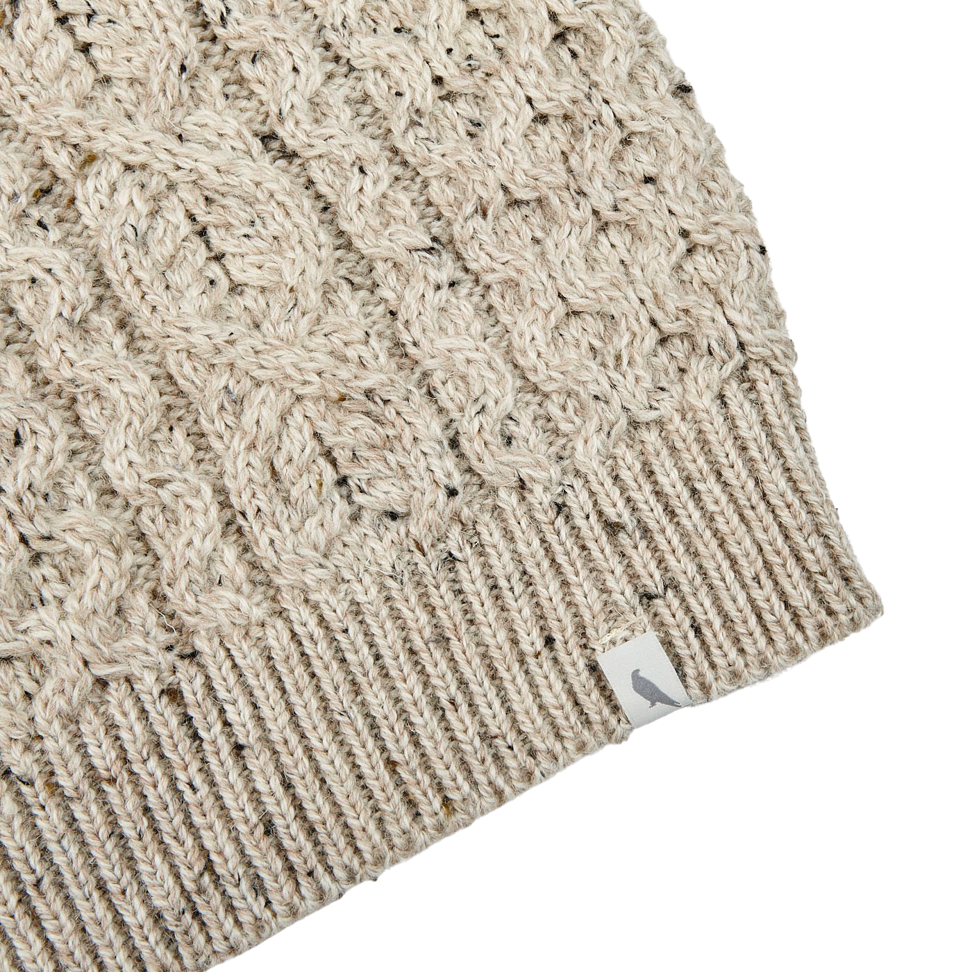 Peregrine Skiddaw Beige Merino Wool Hudson Jumper Edge