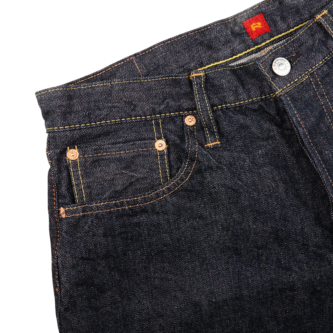 Resolute Dark Blue Cotton 711 One Wash Jeans Edge