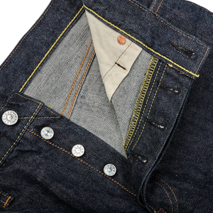 Resolute Dark Blue Cotton 711 One Wash Jeans Zipper