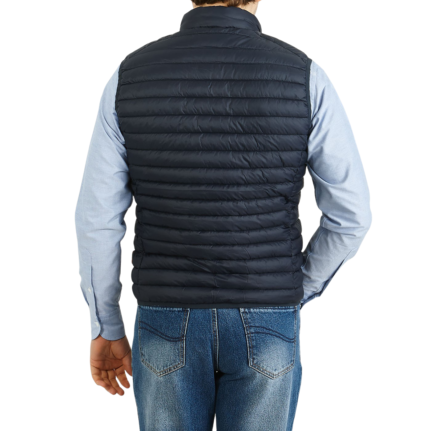 Save The Duck Navy Technical Down Gigay Nylon Gilet Back