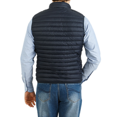 Save The Duck Navy Technical Down Gigay Nylon Gilet Back