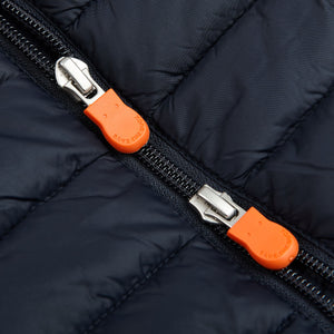 Save The Duck Navy Technical Down Gigay Nylon Gilet Zippers