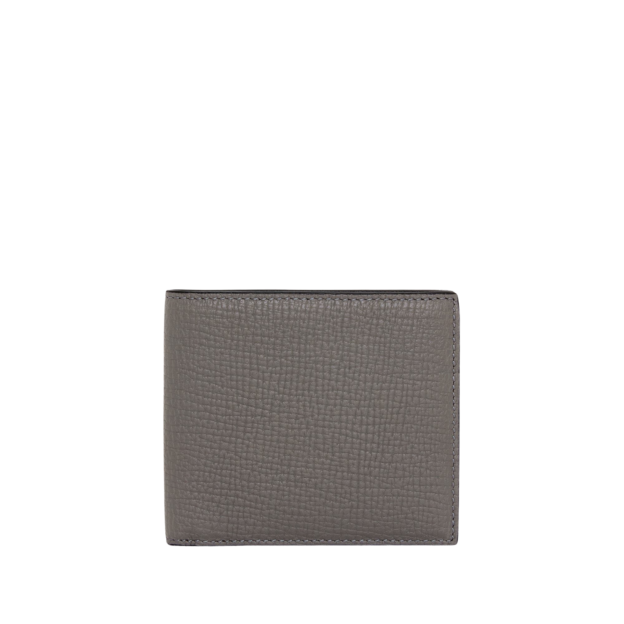 Smythson Dark Steel Ludlow Leather Six Card Wallet Front