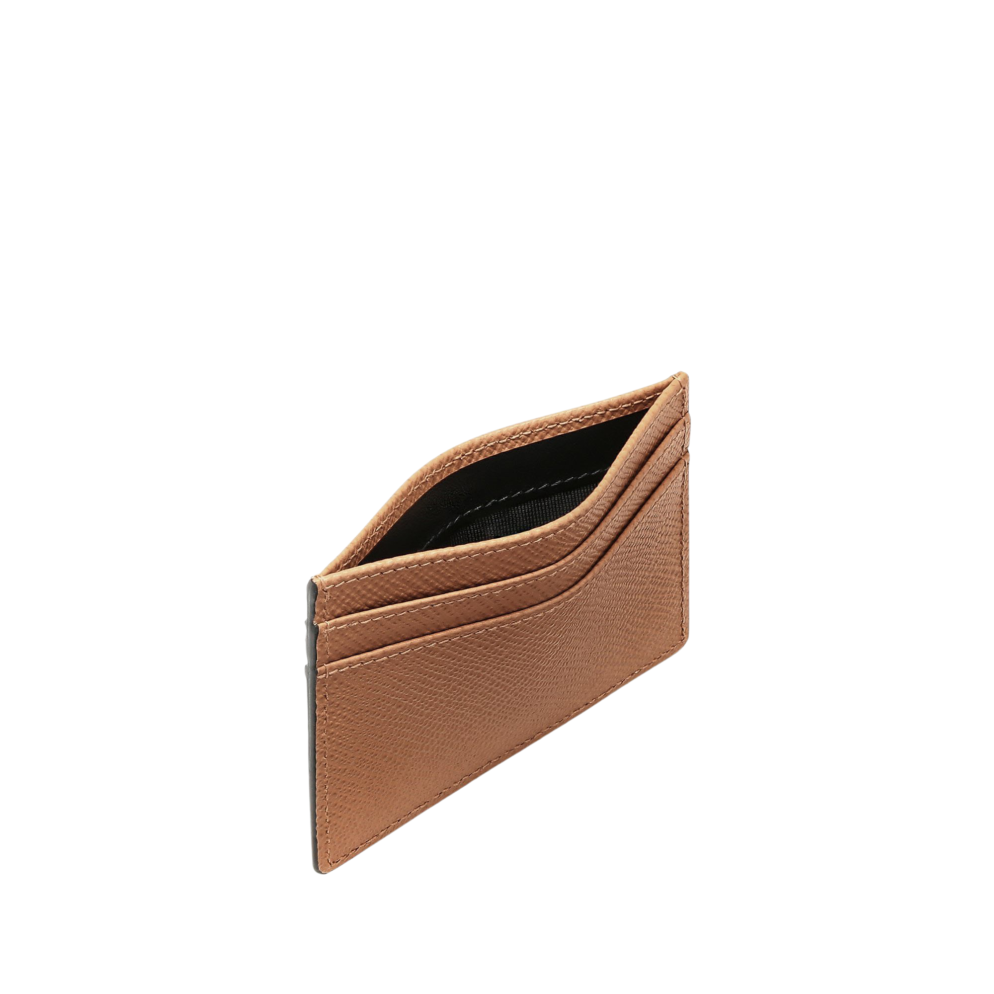 Smythson | Light Rosewood Panama Leather Flat Card Holder – Baltzar