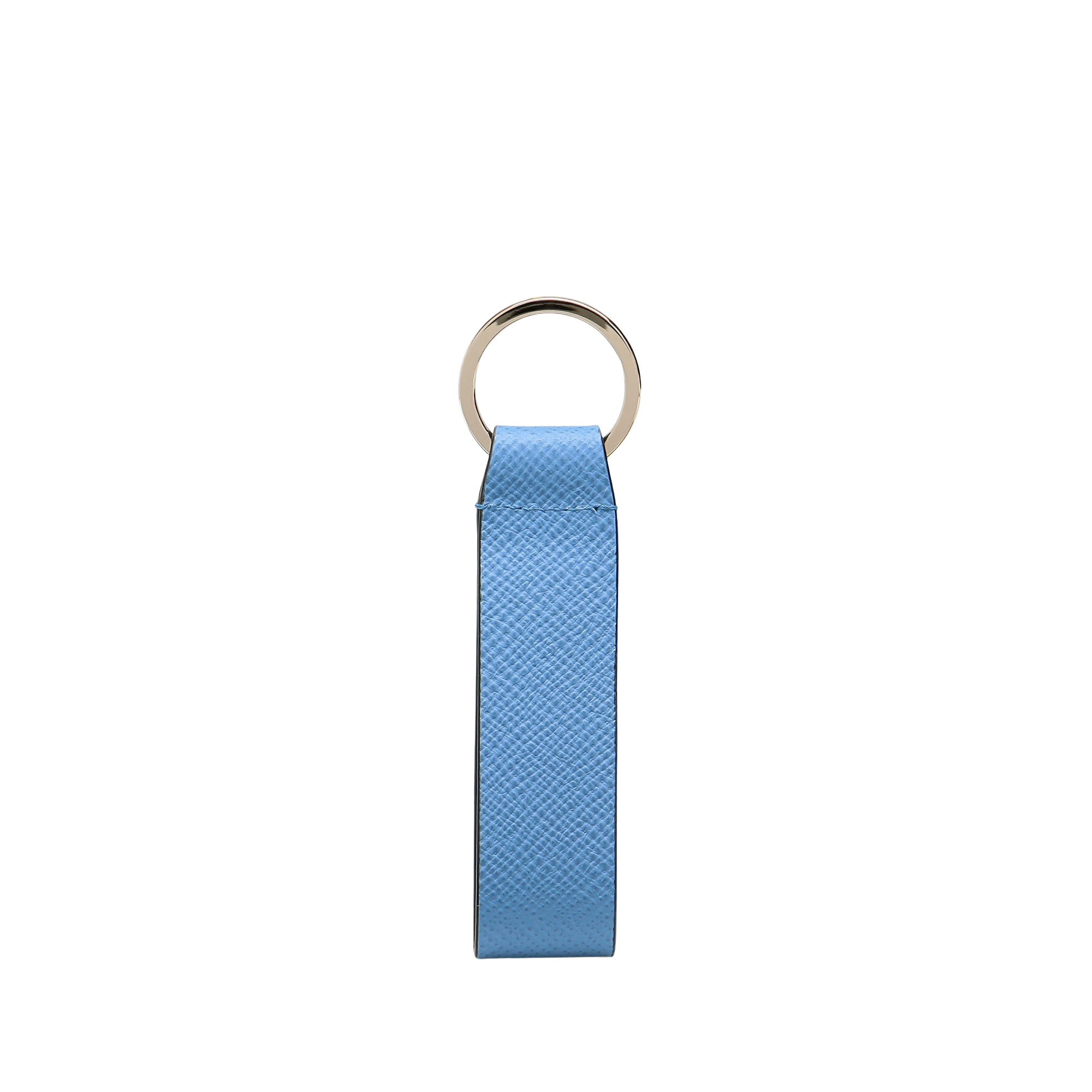 Smythson | Nile Blue Panama Leather Keyring – Baltzar