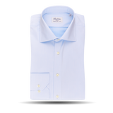 Stenströms Light Blue Slimline Single Cuff Shirt