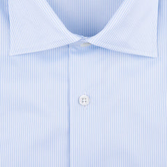 Stenströms Light Blue Striped Slimline Shirt Fabric