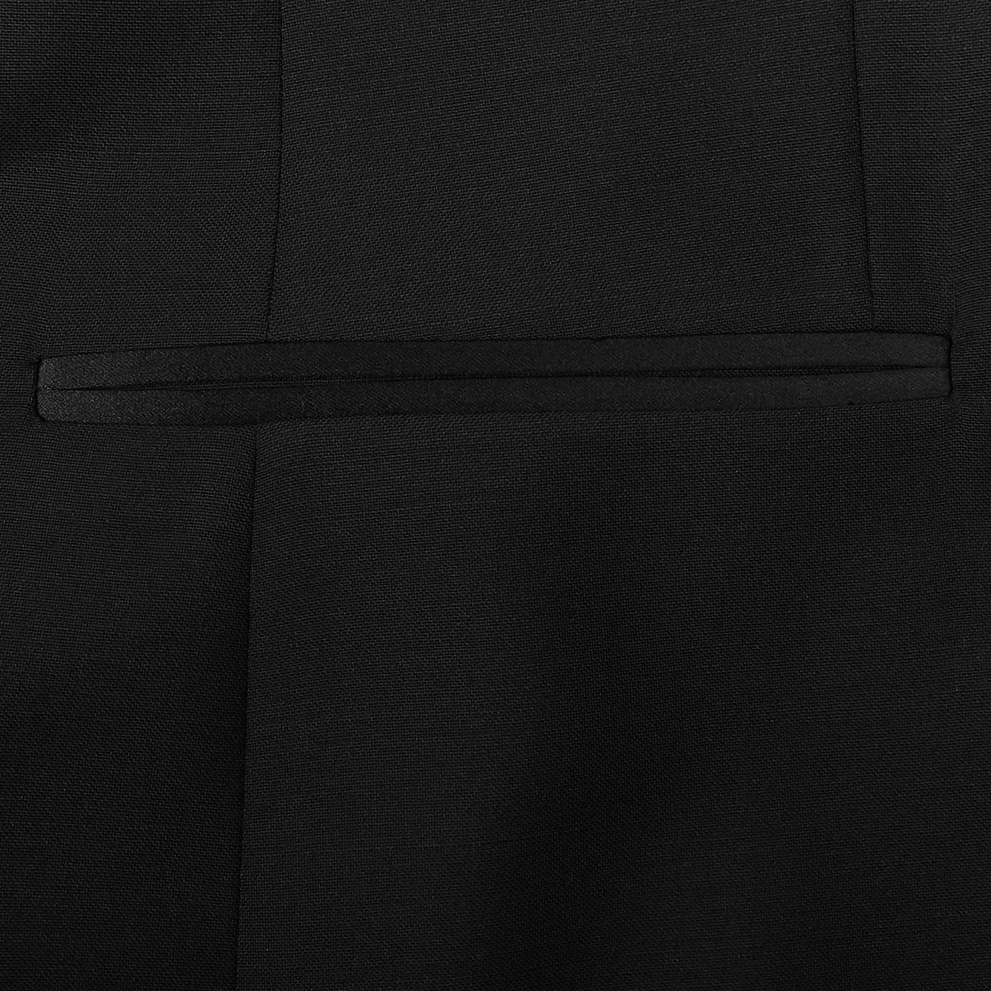 Studio 73 Black Wool Mohair Tuxedo Jacket Pocket