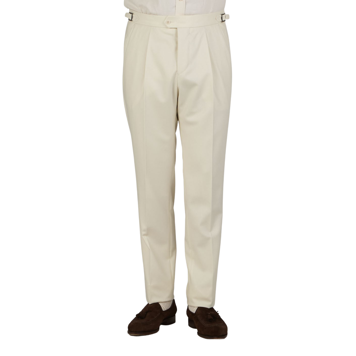 Off White Cotton Cream Trouser Pant With Lader Design Pintux Indian  Pakistani Trouser Pant -  Singapore
