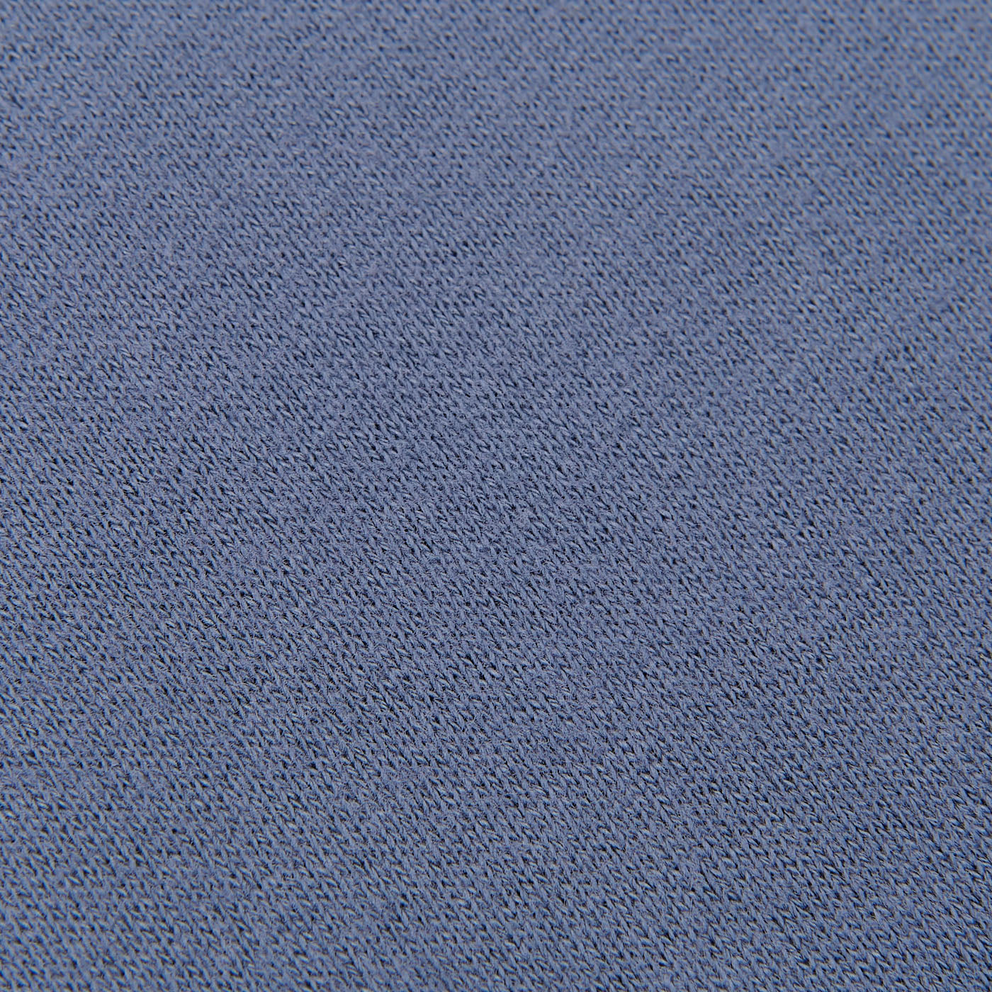 Sunspel Blue Slate Cotton Loopback Hoodie Fabric