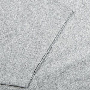 Sunspel Grey Melange Classic Cotton T-Shirt Cuff (kopia)