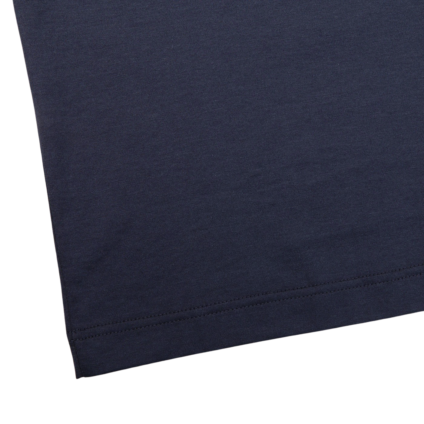 Sunspel Navy Classic Cotton T-Shirt Edge