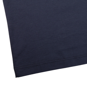 Sunspel Navy Classic Cotton T-Shirt Edge