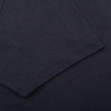 Sunspel Navy Cotton Riviera Polo Shirt Cuff