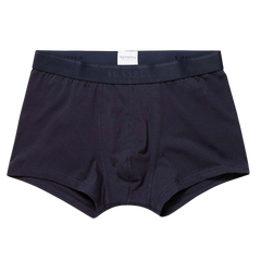 Sunspel Navy Stretch Cotton Trunks Feature