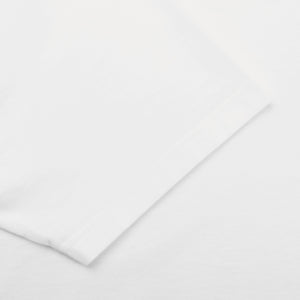 Sunspel White Classic Cotton T-Shirt Cuff1