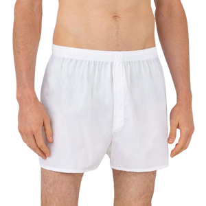Sunspel White Cotton Boxer Shorts