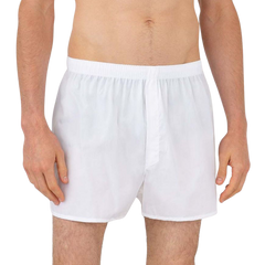 Sunspel White Cotton Boxer Shorts