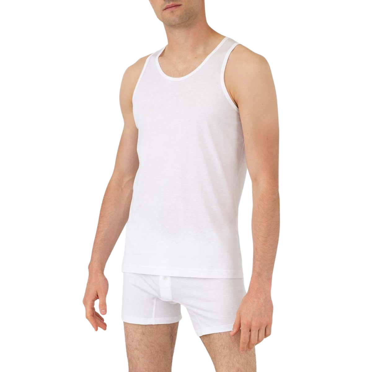 Men's Superfine Cotton Briefs in White