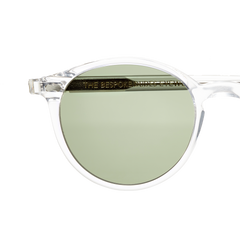 The Bespoke Dudes Cran Transparent With Bottle Green Lenses