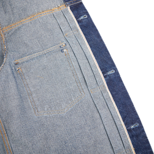 Tela Genova  Washed Blue Cotton Selvedge Denim Jacket – Baltzar