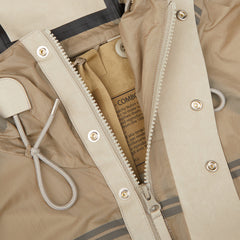 Ten C Beige Nylon Combo Bonded Anorak Open 1