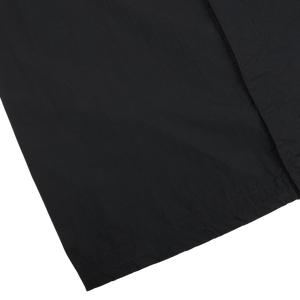 Ten C Black Washed Nylon Mid-Layer Overshirt Edge