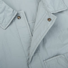 Ten C Salvia Washed Nylon Mid-Layer Overshirt Open