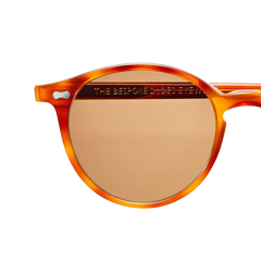 High-quality Cran Classic Tortoise Tobacco Lenses 49mm sunglasses with panto shape from The Bespoke Dudes.