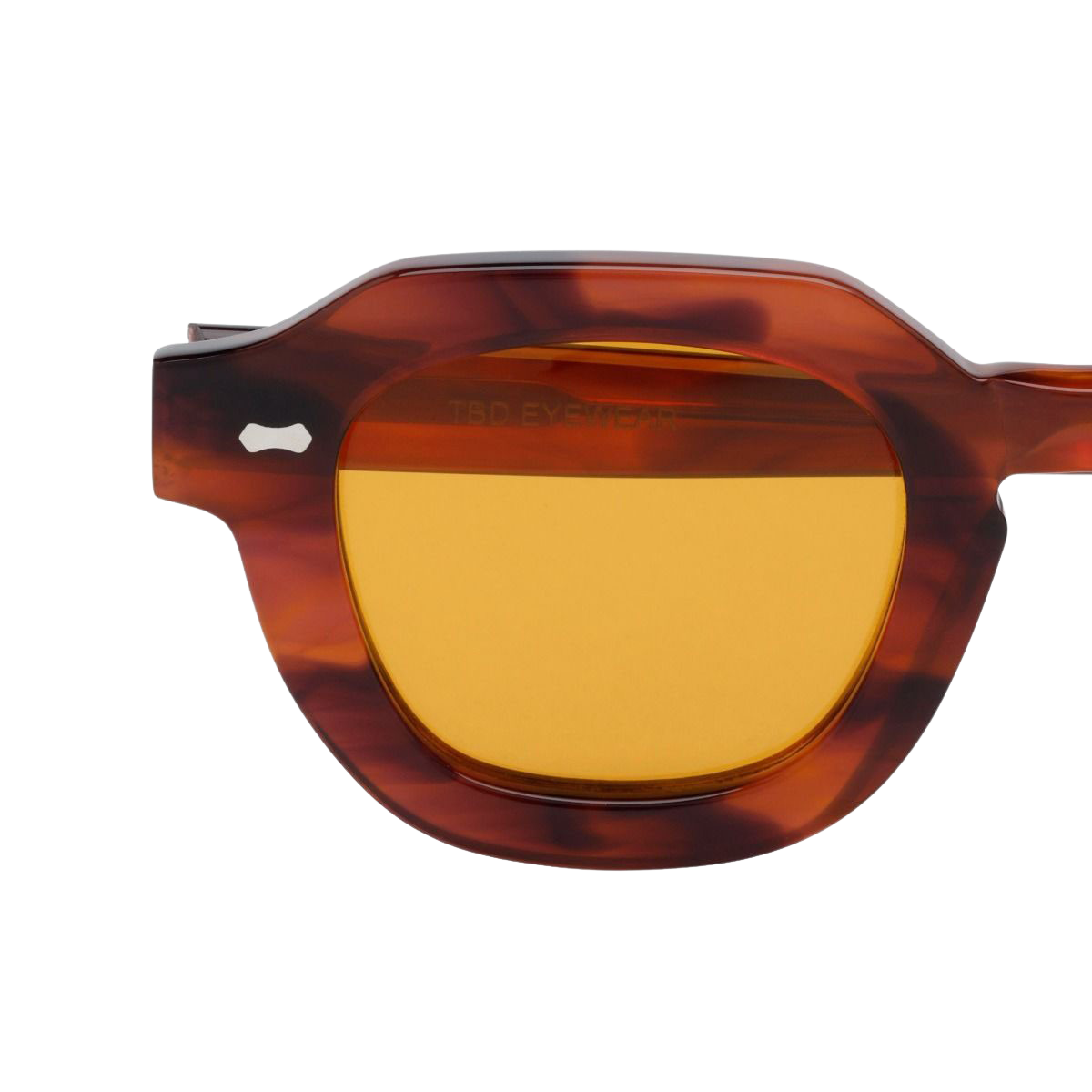 The Bespoke Dudes Eyewear Juta Eco Havana Orange Lenses 46mm Lens